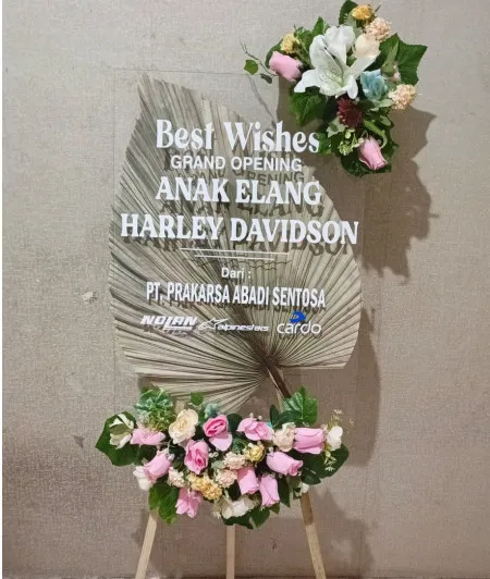 Papan Akrilik Ucapan Grand Opening Halmahera Tengah